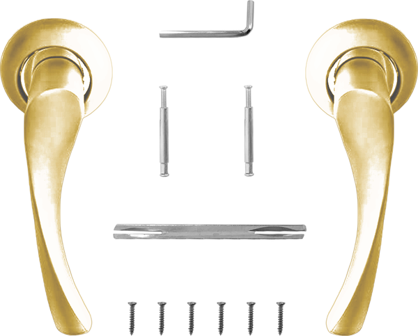 Изображение товара Ручка дверная Trodos 11 серия 08 (золото)