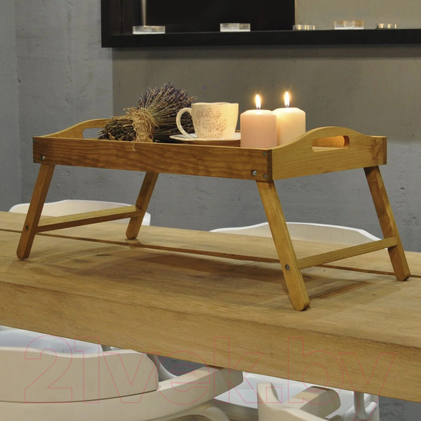 Изображение товара Поднос-столик Dipriz 52.5x32x24 / Д.7602.2 (бейц отто)