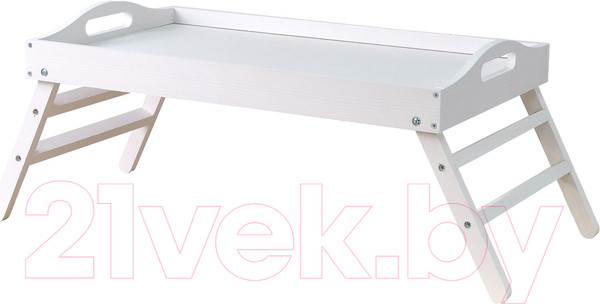 Изображение товара Поднос-столик Dipriz 52.5x32x24 / Д.7602.3 (белый/бейц)