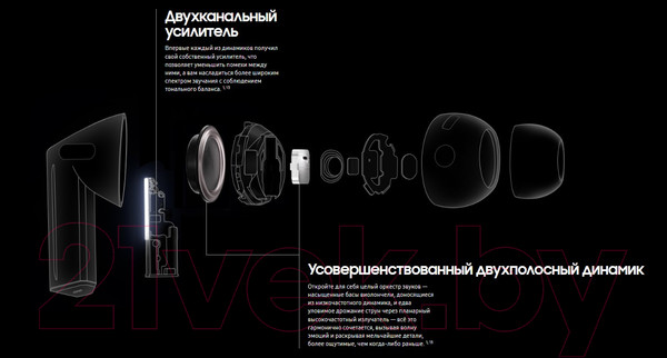 Изображение товара Беспроводные наушники Samsung Galaxy Buds 3 Pro / SM-R630 (серебристый)