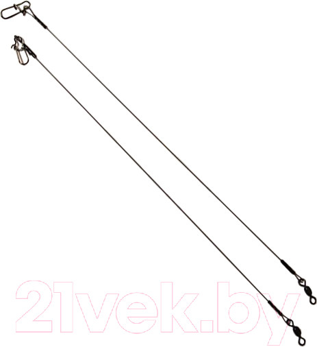 Изображение товара Набор поводков рыболовных AFW Титановый AFW 4.5кг 20см (2шт)