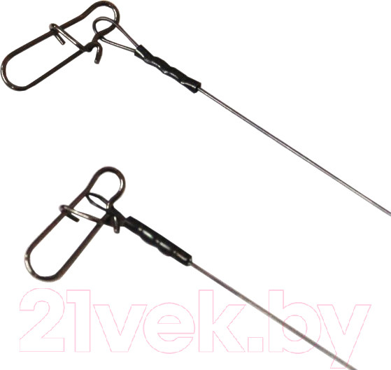 Изображение товара Набор поводков рыболовных AFW Титановый AFW 4.5кг 20см (2шт)