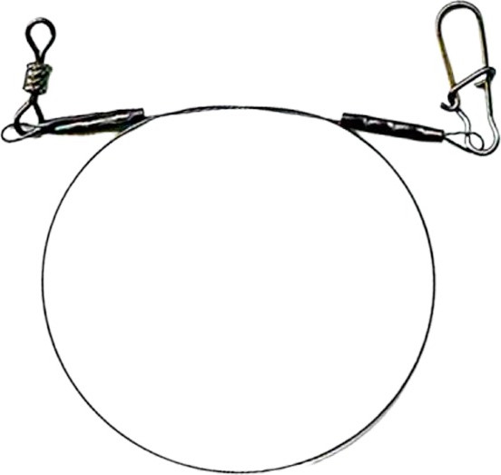 Изображение товара Набор поводков рыболовных AFW Титановый AFW 6.8кг 20см (2шт)