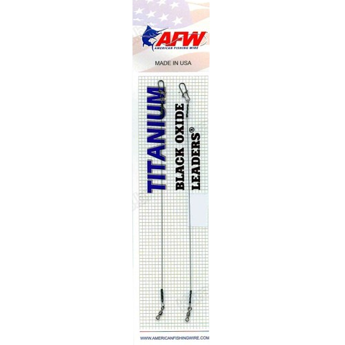 Изображение товара Поводок рыболовный AFW Титановый AFW 9.1кг 20см (2шт)