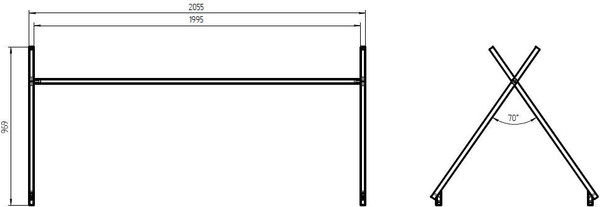 Изображение товара Карниз для балдахина Dipriz Крыша 1 90x200 / Д.7611 (белый воск укрывистый)
