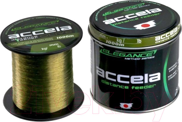 Изображение товара Леска монофильная Elegance Method Accela Distance Feeder Olive / FXEM-509125