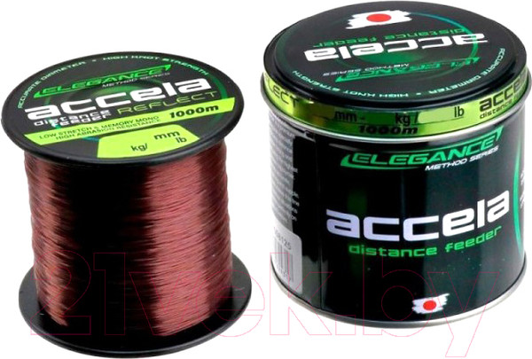 Изображение товара Леска монофильная Elegance Method Accela Distance Feeder Reflect FXEM-508122
