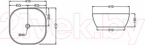 Изображение товара Умывальник Jaquar JDS-WHM-25911
