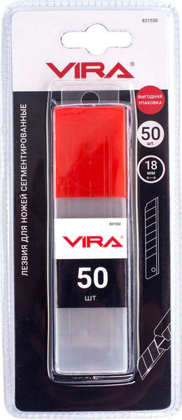 Изображение товара Набор сменных лезвий Vira 831550 (50шт)