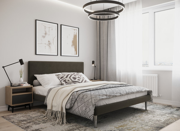 Изображение товара Двуспальная кровать Moon Family 1256 / MF011304