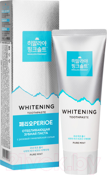 Изображение товара Зубная паста Perioe Pure mint Отбеливающая с гималайской солью (100г)