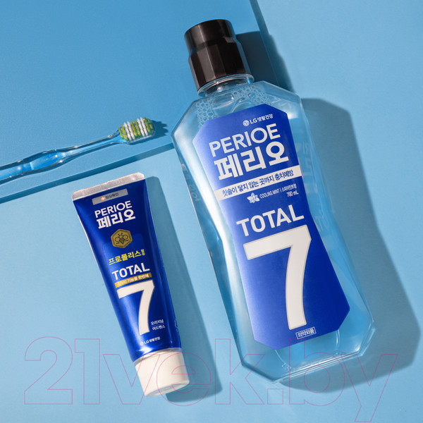 Изображение товара Ополаскиватель для полости рта Perioe Total 7 Cooling Mint (760мл)