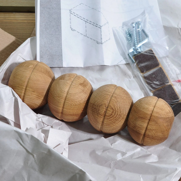 Изображение товара Комплект опор мебельных Dipriz Эдгар Д.7581 (дуб масло)