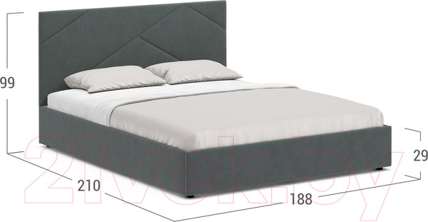 Изображение товара Двуспальная кровать Moon Family 1257 / MF010957