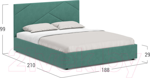 Изображение товара Двуспальная кровать Moon Family 1257 / MF011011