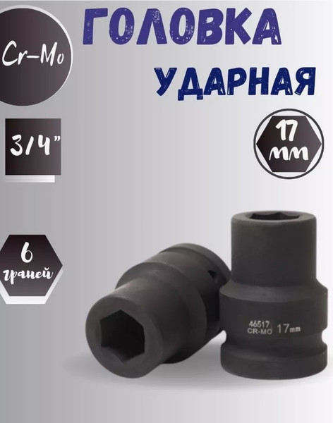 Изображение товара Головка слесарная Partner PA-46517 (12999)
