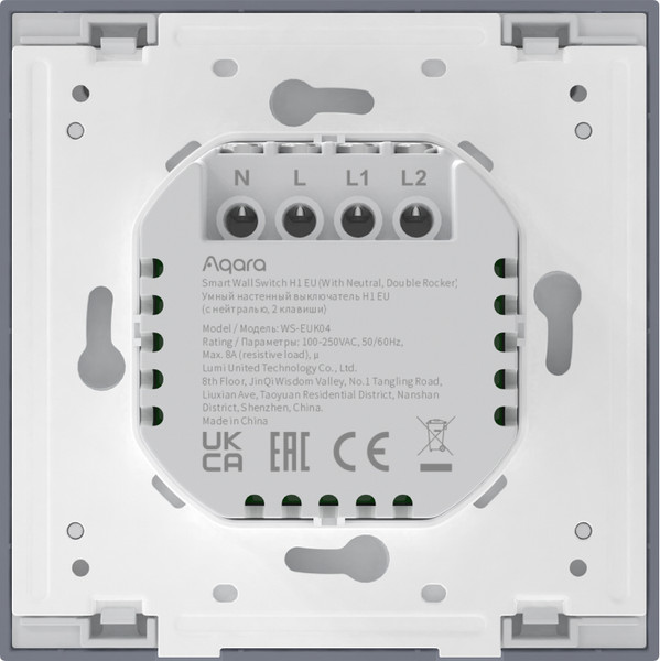 Изображение товара Умный выключатель Aqara H1 EU / WS-EUK04_graphite
