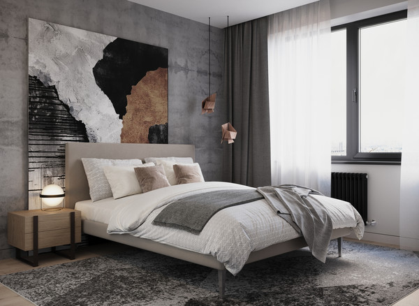 Изображение товара Двуспальная кровать Moon Family 1256 / MF011295