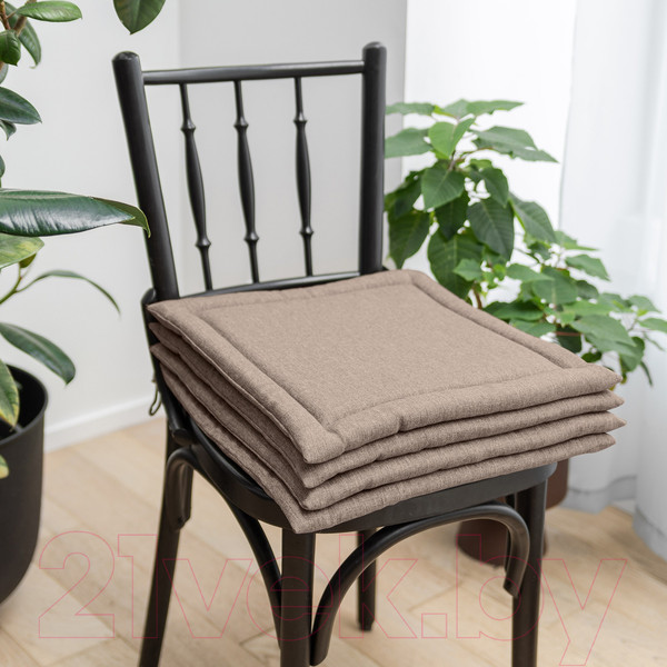 Изображение товара Подушка на стул Нордтекс ВН 40x40 / 764726 (какао)