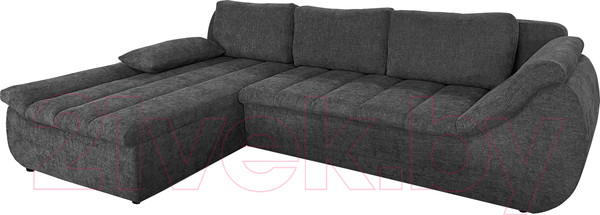 Изображение товара Диван угловой Lama мебель Эдисон правый (Palermo-219 Graphite)