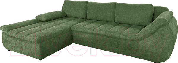 Изображение товара Диван угловой Lama мебель Эдисон правый (Palermo-227 Moss Green)