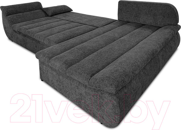 Изображение товара Диван угловой Lama мебель Эдисон левый (Palermo-219 Graphite)