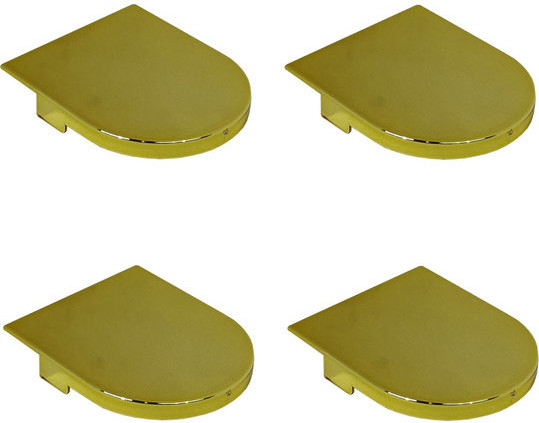 Изображение товара Комплект накладок на скрытые петли AGB Скрытая Eclipse 2.0 Е302002003 (золото)