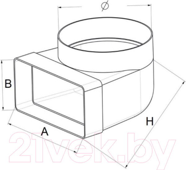 Изображение товара Колено-переходник Awenta KP120-23