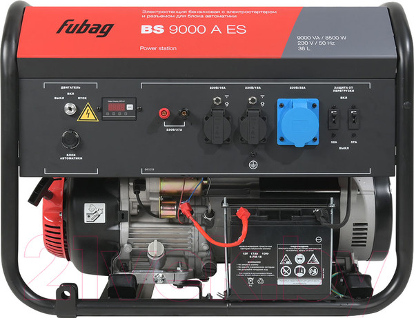 Изображение товара Бензиновый генератор Fubag  BS 9000 A ES (641092)