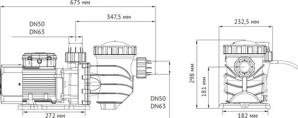 Изображение товара Насос для бассейна Unipump Jet Pool SPP 2000T / 17136