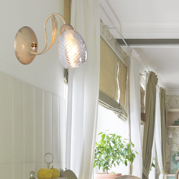 Изображение товара Бра Элетех Лилия НББ 01-60-112 Е27 / 1005405403 (511 бежевый/золотой)