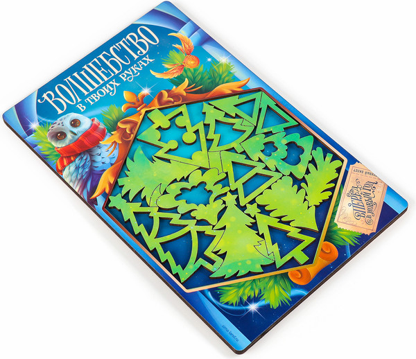 Изображение товара Развивающая игра Лесная мастерская Головоломка. Новый год! Елочки / 10348482