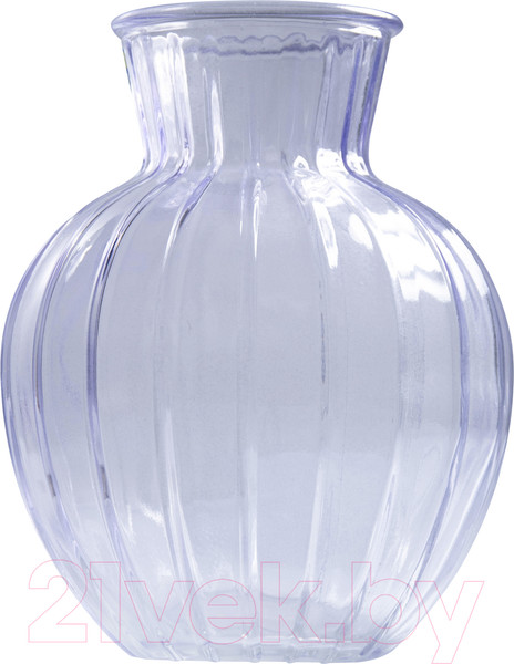 Изображение товара Ваза NiNaGlass Белла 92-001-20 / 4840159288 (прозрачный/лаванда)