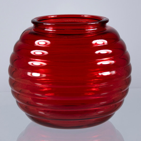 Изображение товара Ваза NiNaGlass Зара 92-006-13 / 4840159649 (рубиновый)