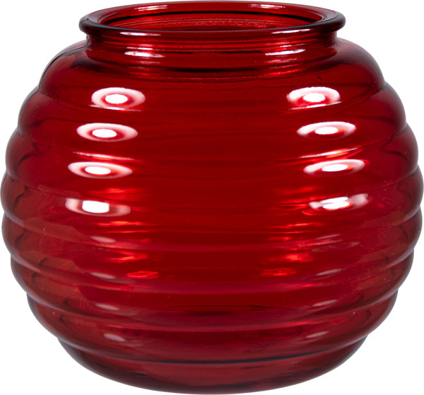 Изображение товара Ваза NiNaGlass Зара 92-006-13 / 4840159649 (рубиновый)