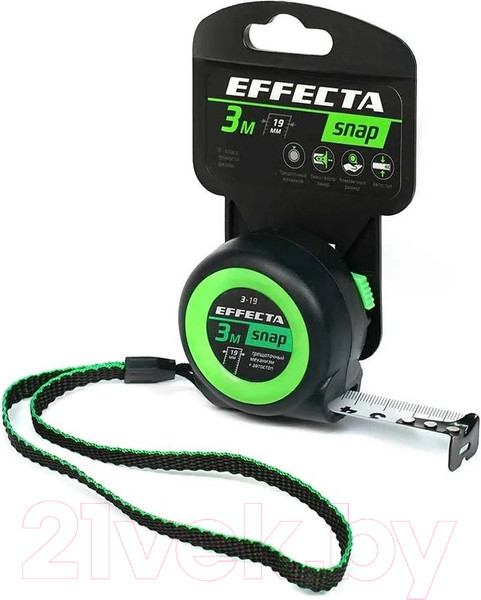 Изображение товара Рулетка Effecta Snap 19мм / 560319 (3м)