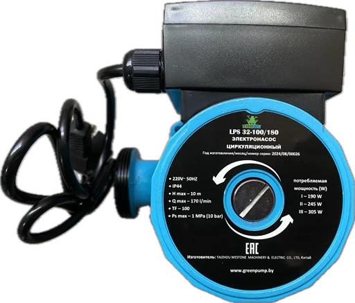 Изображение товара Циркуляционный насос GreenPump LPS 32-100/180