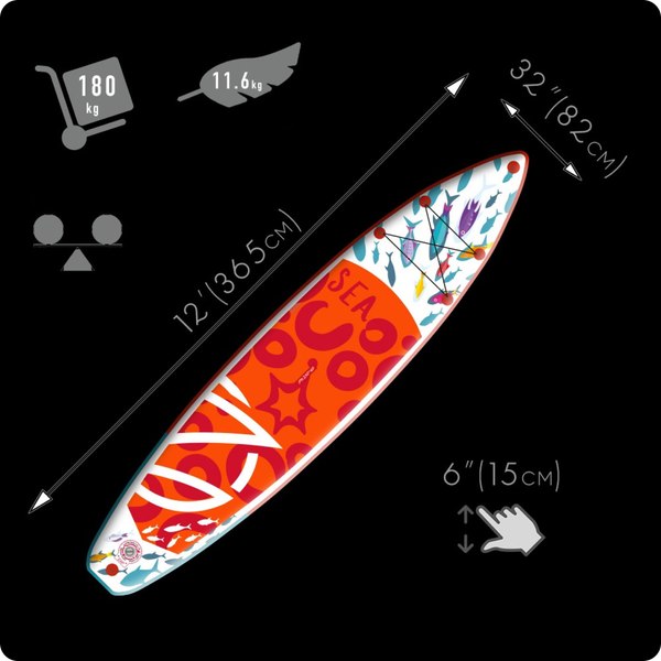 Изображение товара SUP-борд Zap Sea Fish 12 (морская рыба)