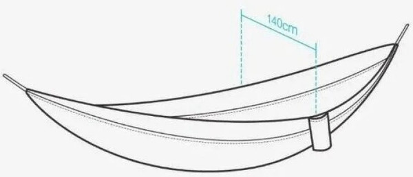 Изображение товара Гамак ZaoFeng Parachute Cloth Hammock HW070101 (зеленый)