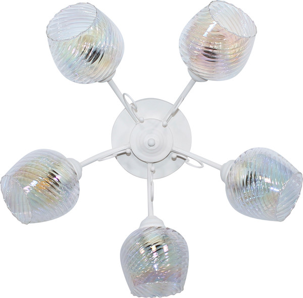 Изображение товара Потолочный светильник Элетех Дези НПБ 01-5x60-129 / 1005405399 (151 белый муар)