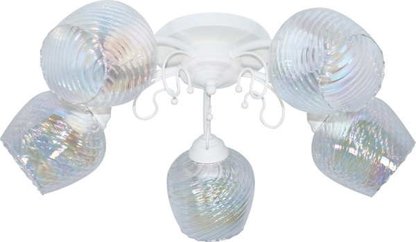 Изображение товара Потолочный светильник Элетех Дези НПБ 01-5x60-129 / 1005405399 (151 белый муар)