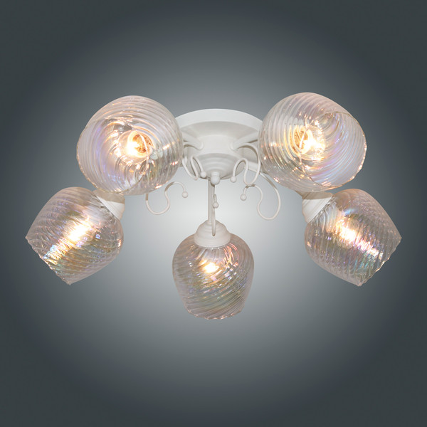 Изображение товара Потолочный светильник Элетех Дези НПБ 01-5x60-129 / 1005405399 (151 белый муар)