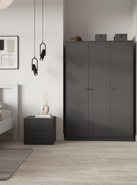 Изображение товара Шкаф Mio Tesoro Мини 3 двери 2.07.01.040.2 (черный)