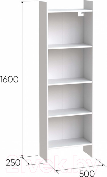 Изображение товара Стеллаж Mio Tesoro Мини 2.07.07.070.1 (белый)