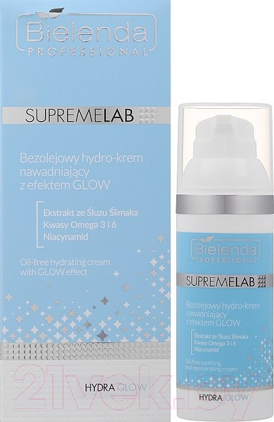 Изображение товара Крем для лица Bielenda Professional Supremelab Hydra Glow с омега-кислотами (50мл)