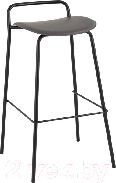 Изображение товара Стул барный Stool Group Mantis (экокожа темно-серый)