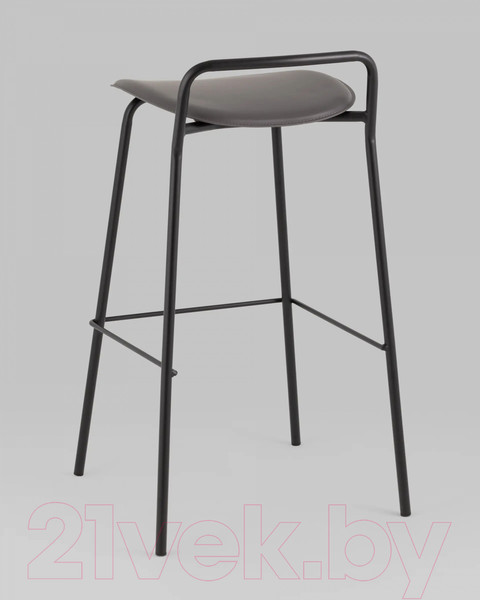 Изображение товара Стул барный Stool Group Mantis (экокожа темно-серый)
