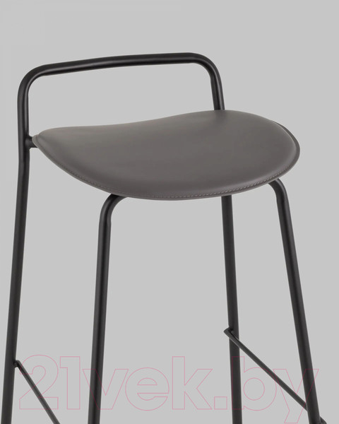 Изображение товара Стул барный Stool Group Mantis (экокожа темно-серый)