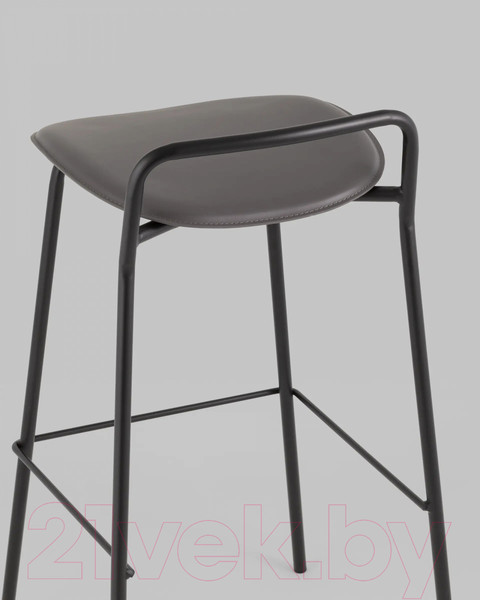 Изображение товара Стул барный Stool Group Mantis (экокожа темно-серый)