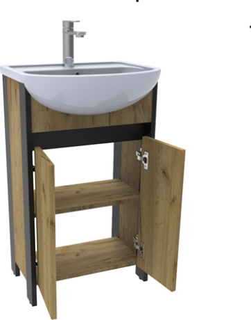 Изображение товара Тумба под умывальник АВН Ванкувер 50 / 66.09 (34)